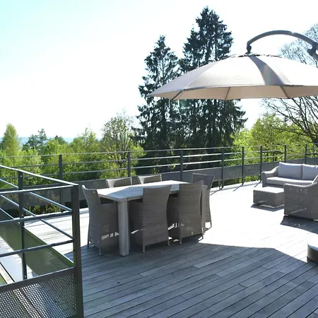Stately Chalet In Stoumont With Pool Sauna Stoumont